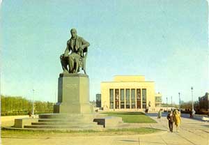 Griboedov monument in Leningrad