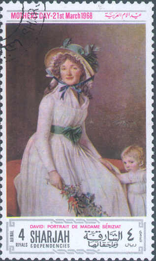 Madame Seriziat with son