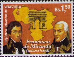 Francisco Miranda, Arc de Triomphe