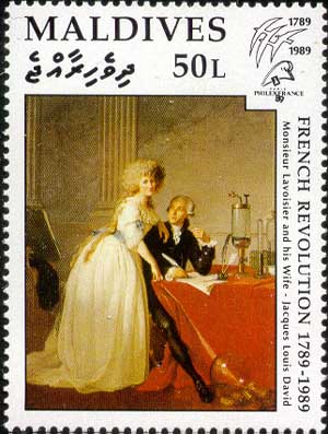 Portrait of spouses of Lavoisier