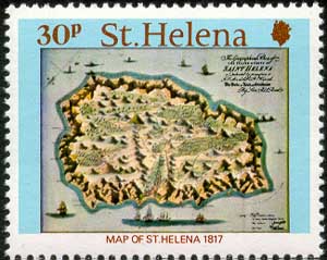 Map of St. Helena (1817)
