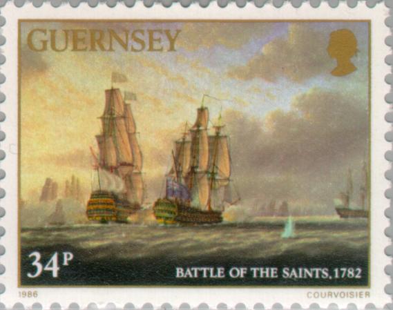 HMS «Russel» in Battle of the Saints