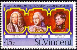 George II, George III, George IV