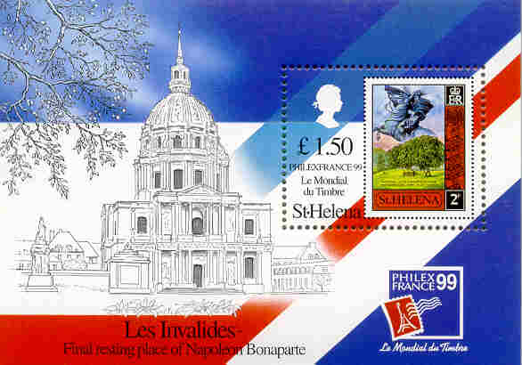 St. Helena stamp. Invalides