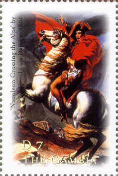 Napoleon crossing the Alp
