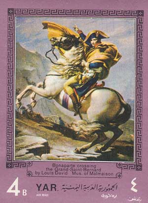 Napoleon crossing the Alp