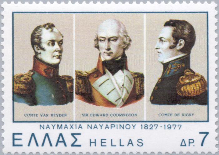 Admirals Van der Heyden, Codrington and de Rigny