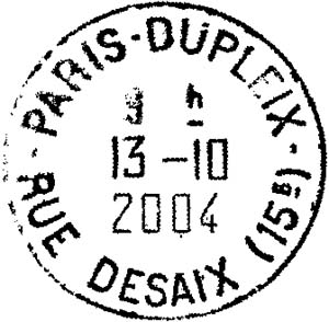Paris, post office on rue Desaix