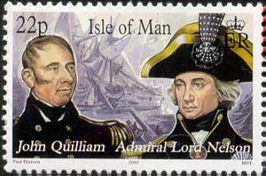 John Quilliam and Lord Nelson, Battle of Trafalgar