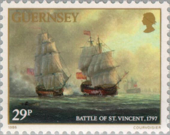 Battle of St. Vincent. 1797