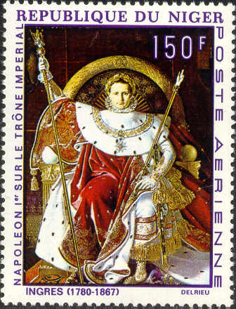 Napoleon on throne