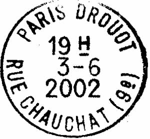 Paris, post office Drouot