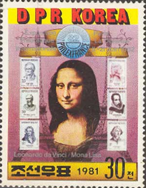 Stamps with Cervantes and Goethe