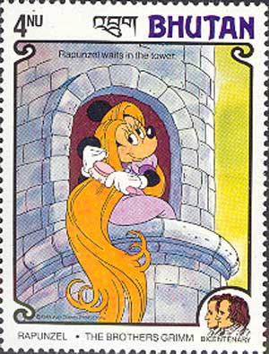 Rapunzel in tower