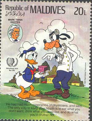 Donald and Goofy, Mark Twain