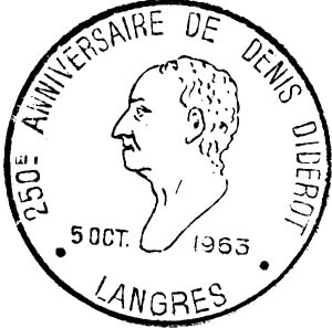 Langres. Portrait of Diderot