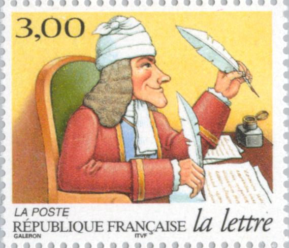 Philatelia.Net: The literature / Stamps / Voltaire write «English Letters»