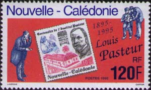 Stamp with Pasteur