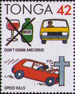 Don't Drink and drive (English inscription)