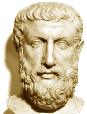 Parmenides (&#928;армеni&#948;&#951;&#962;) (b. c.515 B.C.)