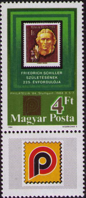 Stamp with Schiller