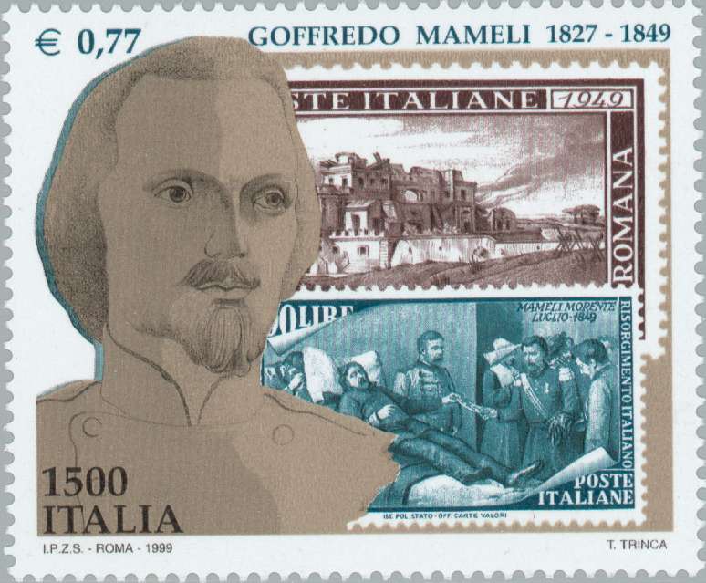 Mameli and Italian Stamps