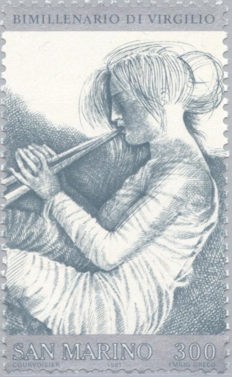 Girl Playing Pipes