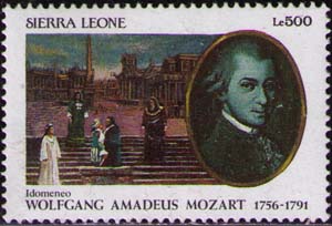 Mozart, scene from «Idomeneo»