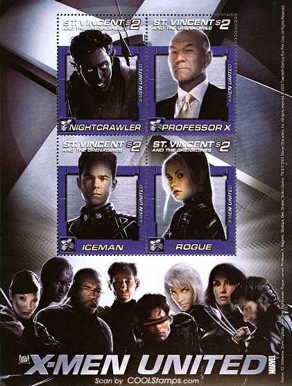 Characters from «X-Men United»