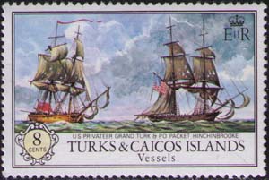 US privateer «Grand Turk» and british packet