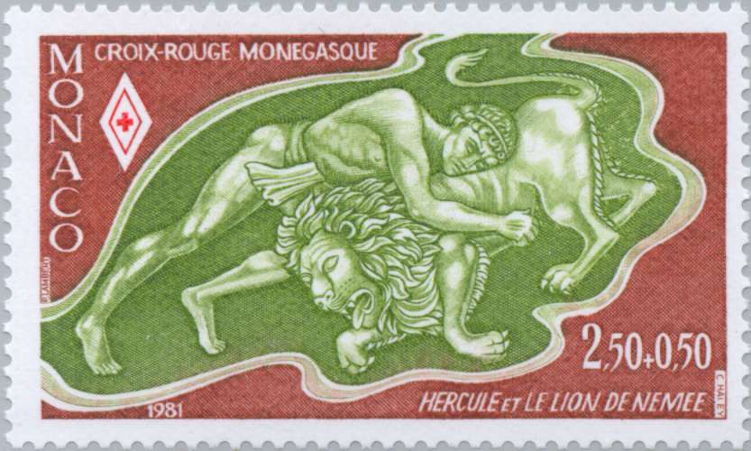 Hercules killing the Nemean Lion
