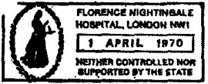 London. Florence Nightingale