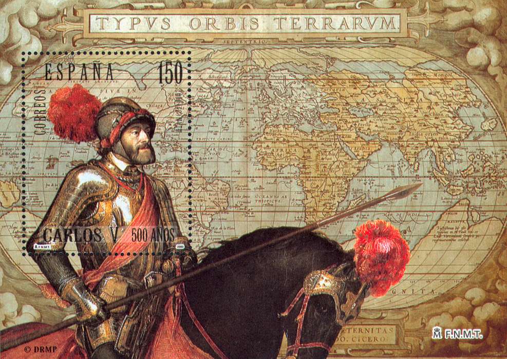 Charles V, map of Russia